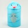 A basket for storing toys "shark" with handles and a lid, 55 x 33 x 33 cm, blue