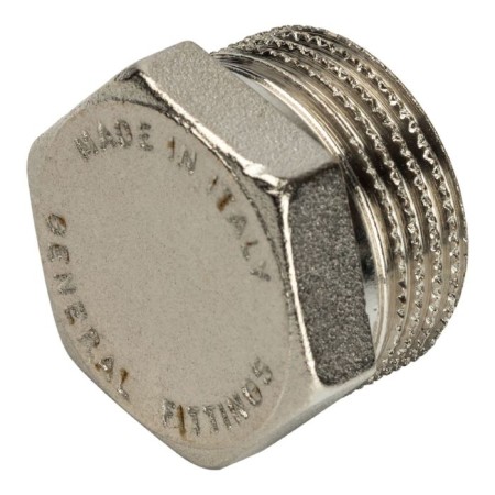 Stout SFT-0025-000034, 3/4 ", external thread, nickelled brass-2