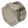 Stout SFT-0025-000034, 3/4 ", external thread, nickelled brass