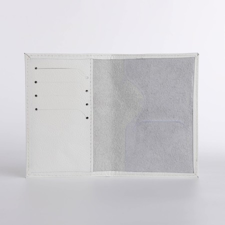 Cover for passport, white color-5