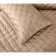 Kit: bedspread, pillowcase, size 240x260 cm, 50x70 cm - 2 pcs, beige color