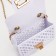 Baby bag on fasting, white color