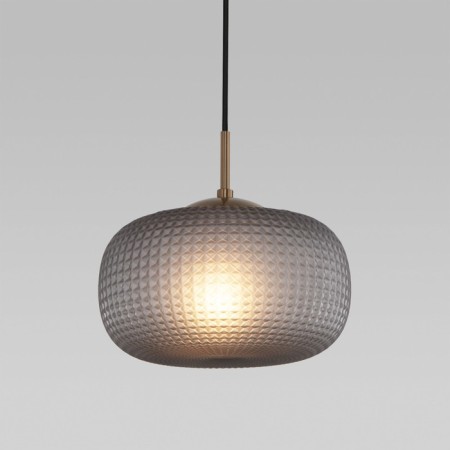 Suspended lamp Eurosvet gem 50262/1, E27, 1x60W, 250x250 mm, black color-1