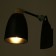 Bra 2058/1bk E27 40W Black 40x15x40 cm