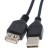Garrison Darison cable GCC-USB2-amaf-1.8M, USB2.0, A (M) -A (F), 1.8 m, black