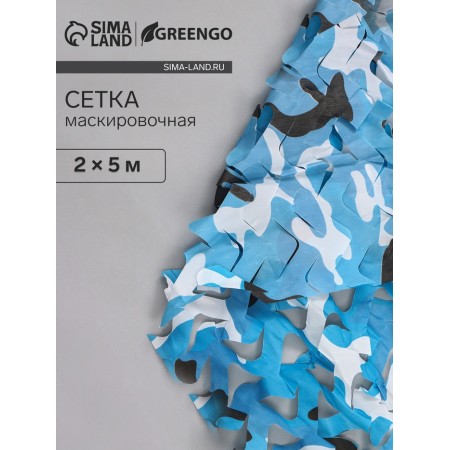Masking network 2 x 5 m single, blue