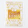 A sticker for a bottle for a wedding "Wedding vodka", monogram, 8 x 12 cm