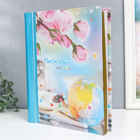 Photo album magnetic 20 sheets "Flower" mix 29x24.5x2.5 cm-4