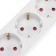 Extension cord Standard 3 Nests, 3m, 3x1.0mm², C/Z, with a switch, 2 USB, white Rexant