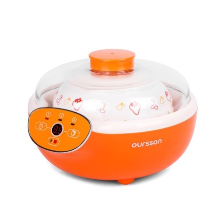 Jogurtnitsa Oursson Fe2305D/Or, 20 W, 1.5 l, 1 capacity, timer, display, orange