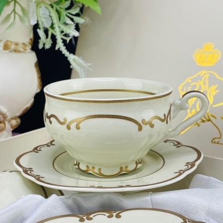 Tea set of Lenardi, porcelain, 250 ml, 12 items