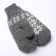 Women's mittens, gray color, size 20-22