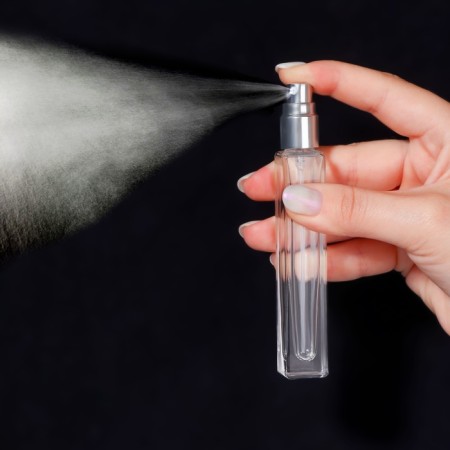 A bottle for storage, with a spray, 10 ml, silver color-6