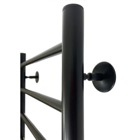 The electric heated towel -sprayer "Sanprise" Aurora P8, 500x800 mm, universal, black-6