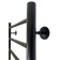 The electric heated towel -sprayer "Sanprise" Aurora P8, 500x800 mm, universal, black