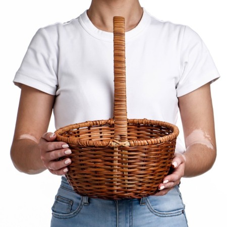 Wicker basket, 29 × 24 × 11/34 cm, vine, corn-1