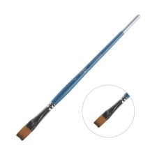 Synthetics brush, flat No. 9, 