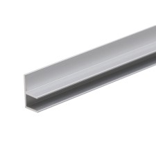 Corner bar for a wall panel (F-shaped) 4 mm, 0.6 m
