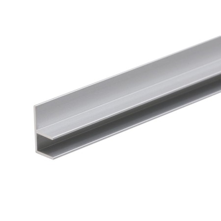 Corner bar for a wall panel (F-shaped) 4 mm, 0.6 m