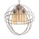 Lamp Bayerlux "Sphere" E27 40W white with a golden patina 40x40x40-95 cm