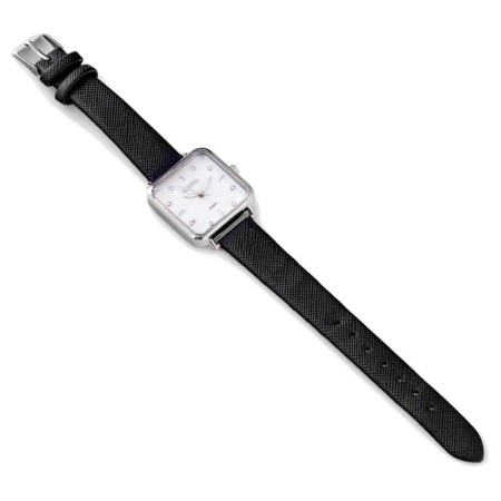 Women's watch, 2.8 x 2.8 cm, black strap-3