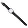Women's watch, 2.8 x 2.8 cm, black strap
