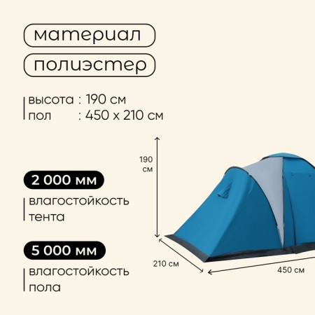 TART TALE, Camping Maclay Lirage 4, 4-seater, with vestibule-2