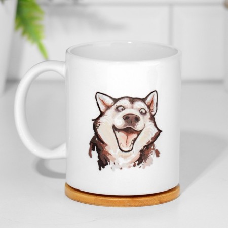 Sublimation mug "I recognize my mistakes as ingenious", with the application-3