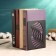 Holder-stand for books "Palm sheet" set 2pcs, 9.2x12x15.4cm, black
