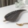 Ceramic serving dish "Rapsodia. Sheet ", 29 × 12 × 2.5 cm, black color