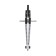Metal compass Faber-Castell Quick Set Ultra Grip 2001 170 mm, silver, plastic pencil case
