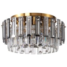 Ceiling chandelier TON 8XE14 40W, size 50x50x24 cm, bronze color