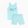 A set for a boy (T -shirt, panties), mint color/yoho, height 110 cm