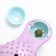 Toy-wound on a suction cup for cats, 3 compartments with bells, mix of flowers