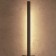 Wall lamp Mantra Torch, LED, 410+210LM, 3000K, 93x70x554 mm, matte black color