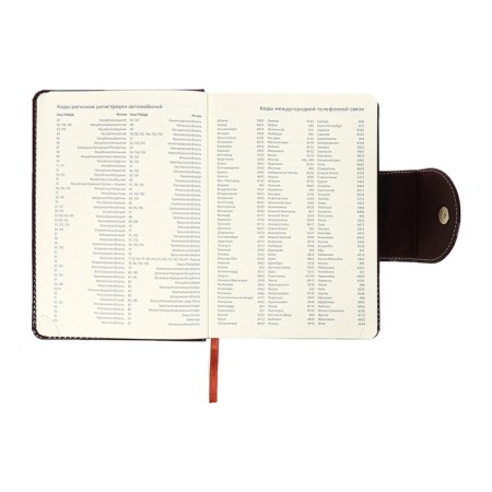 Dated diary 2024 A5 176 sheets, Devente.norwich, solid cover with artificial leather foam, lies, cream block 70 g/m2, brown-12