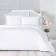Supply striped, size 160x220 cm, white color