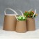 A set of boxes 3 in 1 reverse cone craft without covers with a handle of 11-14 x 14-16 x 18-21