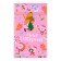 Polyethylene gift package with ties "Santa", 15x23cm