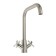 Kitchen mixer Zein Z3729, two -wound, pour height 26 cm, satin