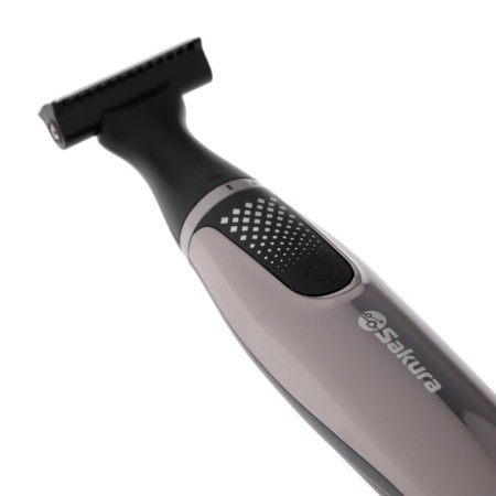 Trimmer Sakura SA-5533BK, for beard/mustache/nose/ears, 1-5 mm, 4 nozzles, battery, black-2