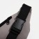 Lightning waist bag, external pocket, gray color