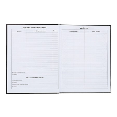 Universal diary for grades 1-11, "Auto. Sketch 2", solid cover 7BC, glossy lamination, 40 sheets-5