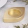 Summary "Eye. Marble" from gypsum, 14.5x9.5x2cm, gold
