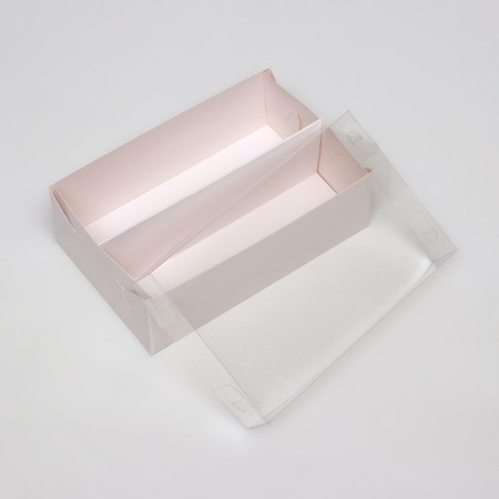 Box for Makarun, with a lodge, white 16.5 x 10.5 x 5.5 cm-3