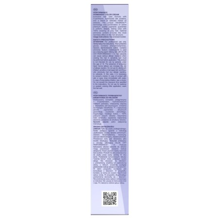 Hair box permanent cream, tone 11/12, special blond, ash-violet, 60 ml 9-3
