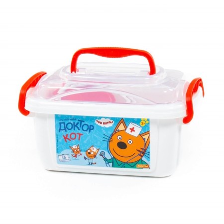 Game set "Three Cats: Doctor", in a container, mix-3
