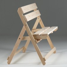 The bench is folding
