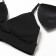 Female set (top, panties) Black color, size 46-48