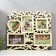 Photo frame-collage "heart" in 5 photos, ivory